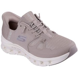 Adidasy Skechers Glide-step Pro, Kobiety. Fioletowe buty sportowe Skechers, bez wzorów, bez zapięcia. Za 490,00 zł.