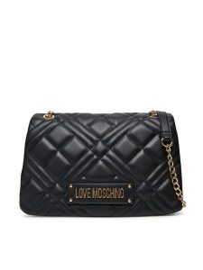 LOVE MOSCHINO Torebka JC4153PP0MLA0000 Czarny. Czarne torebki klasyczne LOVE MOSCHINO, bez wzorów, ze skóry, bez dodatków. Za 649,99 zł.