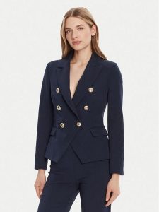 Rinascimento Marynarka CFC0126227003 Granatowy Slim Fit. Niebieskie marynarki i żakiety Rinascimento, m, bez wzorów, z syntetyku. Za 529,99 zł.