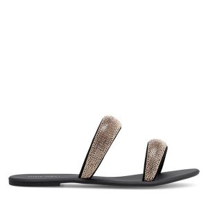 Klapki Nine West. Żółte klapki Nine West, bez wzorów, bez obcasa. Za 89,99 zł.