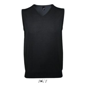 Pulower Sol's Gentlemen. Czarne swetry klasyczne SOL'S, na zimę, s, bez kołnierzyka. Za 177,50 zł.