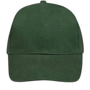 Czapka Z Daszkiem Buffalo 6 Panel. Zielone czapki SOL'S, bez wzorów. Za 33,99 zł.