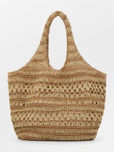 Becksöndergaard Shopper bag w kolorze jasnobrązowym - 36 x 60 cm rozmiar: onesize. Brązowe shopper bag Becksöndergaard, bez wzorów, z materiału, bez dodatków. Za 165,99 zł.