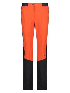 Cmp Spodnie trekkingowe w kolorze pomarańczowo-czarnym rozmiar: 40. Czarne spodnie dresowe CMP, bez wzorów, z materiału, outdoorowe. Za 181,76 zł.