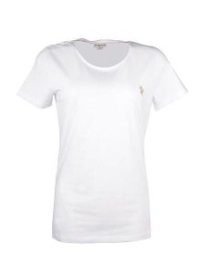 U.S. Polo Assn. Koszulka w kolorze białym rozmiar: XXL. Białe bluzki U.S. Polo Assn., s, bez wzorów, bez kołnierzyka, bez ramiączek. Za 61,60 zł.