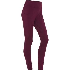 Damskie legginsy jeździeckie z pełną przyczepnością Equipage Kendra. Fioletowe legginsy EQUIPAGE, bez wzorów. Za 288,00 zł.