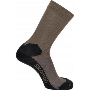 Skarpety sportowe Salomon Speedcross Crew Trail Run, wysokie. Zielone skarpetki Salomon, bez wzorów. Za 79,00 zł.