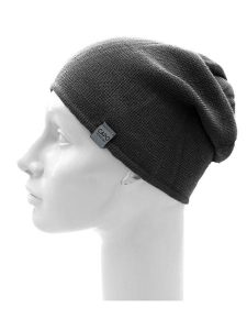Capo Wełniana czapka-beanie w kolorze antracytowym rozmiar: onesize. Czarne czapki Capo, bez wzorów, z materiału. Za 101,47 zł.