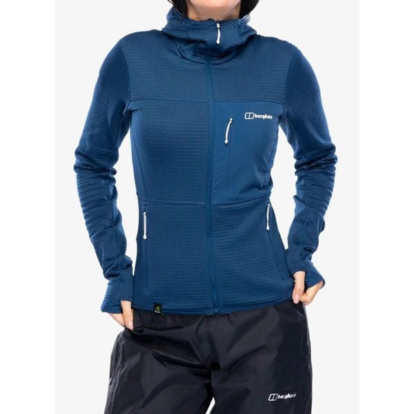 Bluza damska rozpinana Berghaus Ridge-Hiker Hoody. Zielone bluzy Berghaus, m, bez wzorów, bez kaptura. Za 398,99 zł.