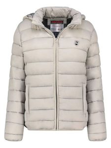 ANAPURNA Kurtka pikowana "Akitalana Hood" w kolorze jasnoszarym rozmiar: M. Szare kurtki ANAPURNA, m, bez wzorów, bez kaptura. Za 130,99 zł.