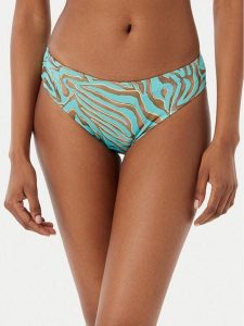 Selmark Dół od bikini BN702 Turkusowy. Niebieskie bikini Selmark, bez wzorów, z syntetyku. Za 209,99 zł.