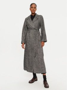 OUI Płaszcz przejściowy 88952 Szary Regular Fit. Szare płaszcze Oui, bez wzorów, z syntetyku, bez kaptura. Za 869,99 zł.