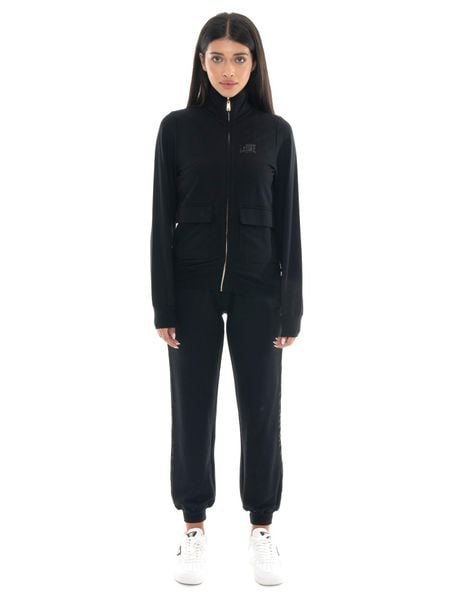 Leone 1947 Chic Tones damski kombinezon zimowy ze stójką i zamkiem błyskawicznym. Brązowe kombinezony LEONE 1947 APPAREL, na zimę, m, z aplikacjami, z dresówki, eleganckie, bez kołnierzyka, bez ramiączek. Za 294,66 zł.