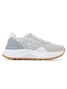 Sixth Sens Sneakersy w kolorze szaro-błękitnym rozmiar: 40. Niebieskie trampki Sixth Sens, z aplikacjami, bez zapięcia. Za 153,71 zł.