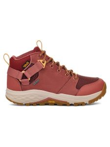 Teva Skórzane buty turystyczne "Grandview" w kolorze różowym rozmiar: 42. Różowe buty trekkingowe Teva, z gore-texu, bez zapięcia. Za 417,28 zł.
