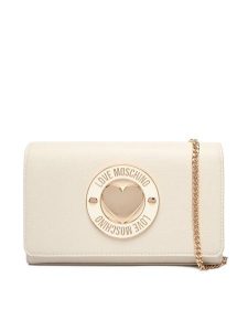 LOVE MOSCHINO Torebka JC4368PP0NKG0110 Écru. Torebki klasyczne LOVE MOSCHINO, bez wzorów, ze skóry, bez dodatków. Za 569,99 zł.