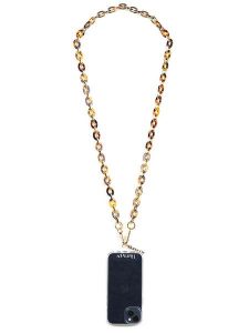 SWEET ACCESS Łańcuszek w kolorze jasnobrązowo-beżowym do telefonu - dł. 122 cm rozmiar: onesize. Brązowe łańcuszki SWEET ACCESS. Za 39,99 zł.