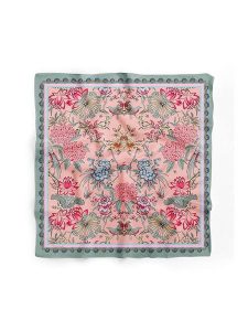 Lucky Bees Chusta w kolorze jasnoróżowo-zielonym - 55 x 55 cm rozmiar: onesize. Różowe apaszki i chusty Lucky Bees, bez wzorów, z materiału. Za 74,28 zł.
