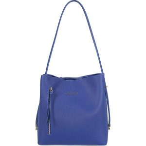 Torebka "Erindale V2" w kolorze niebieskim - 25 x 26 x 15 cm. Niebieskie torebki klasyczne marki Laura Ashley, bez wzorów, z materiału. W wyprzedaży za 150,95 zł.