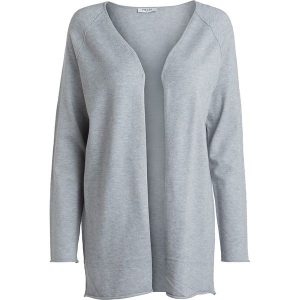 Kardigan w kolorze jasnoszarym. Szare kardigany marki Pieces, z dzianiny. W wyprzedaży za 108,95 zł.