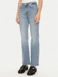 Calvin Klein Jeans Jeansy Authentic J20J225001 Niebieski Bootcut Fit. Niebieskie jeansy Calvin Klein Jeans, bez wzorów, z bawełny. Za 329,99 zł.