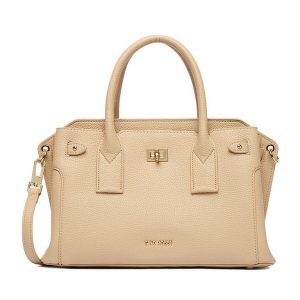 Torebka GINO ROSSI. Brązowe kuferki Gino Rossi, bez wzorów, bez dodatków. Za 329,99 zł.