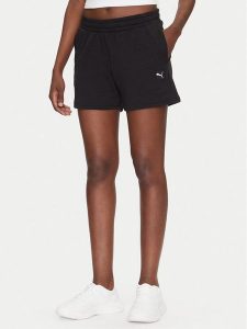 Puma Szorty sportowe ESS Elevated 5" 685020 Czarny Regular Fit. Czarne spodenki sportowe Puma, s, bez wzorów, z bawełny. Za 79,99 zł.