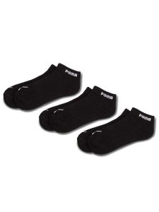 Puma Skarpety krótkie 90682901 Czarny. Czarne skarpetki Puma, bez wzorów, z materiału. Za 24,00 zł.