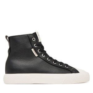 Trampki Calvin Klein. Czarne trampki Calvin Klein, bez wzorów, bez zapięcia. Za 409,99 zł.