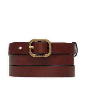 Pasek Damski GINO ROSSI. Brązowe paski Gino Rossi, bez wzorów. Za 54,99 zł.