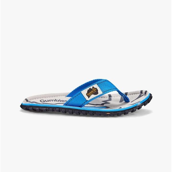 Japonki GUMBIES ISLANDER FLIP-FLOPS UNISEX. Niebieskie klapki Gumbies, bez wzorów, bez obcasa. Za 89,99 zł.