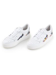 Anna Morellini Skórzane sneakersy "Giuscia" w kolorze białym rozmiar: 38. Białe trampki Anna Morellini, bez wzorów, bez zapięcia. Za 368,96 zł.