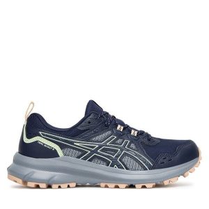 Buty do biegania Asics. Niebieskie buty sportowe ASICS, bez wzorów, bez zapięcia, do biegania. Za 249,99 zł.