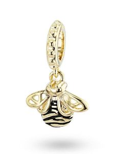CHARM'S Pozłacana zawieszka rozmiar: onesize. Czarne zawieszki CHARM'S, pozłacane. Za 83,42 zł.