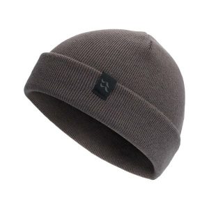 Czapka dzianinowa podwijana Rab Adzuki Beanie. Szare czapki RAB, bez wzorów, z dzianiny, sportowe. Za 98,91 zł.
