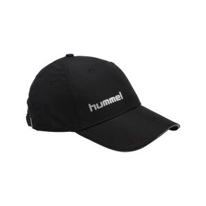 Czapka z daszkiem Hummel Basic Cap r. uniwersalny 089066. Czarne czapki Hummel, bez wzorów, sportowe. Za 69,00 zł.