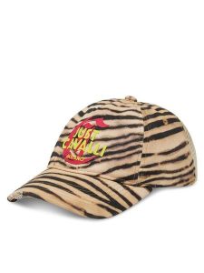 Just Cavalli Czapka z daszkiem 78RAZK70 ZG348 Brązowy. Brązowe czapki Just Cavalli, bez wzorów, z bawełny. Za 149,99 zł.