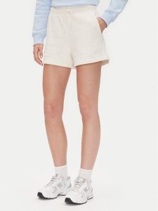 Tommy Jeans Szorty sportowe Tjw Script Short Ext DW0DW20353 Beżowy Regular Fit. Brązowe spodenki sportowe Tommy Jeans, xl, bez wzorów, z bawełny. Za 179,99 zł.