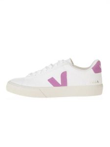 Veja Skórzane sneakersy "Campo" w kolorze biało-jasnoróżowym rozmiar: 36. Białe trampki Veja, bez wzorów, bez zapięcia. Za 264,77 zł.