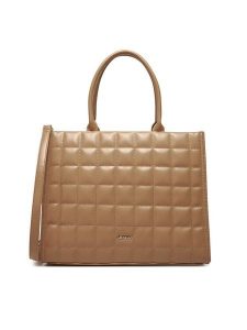 JENNY Torebka C-JNY-M-010-08 Beżowy. Brązowe torebki klasyczne Jenny, bez wzorów, z materiału, bez dodatków. Za 159,99 zł.