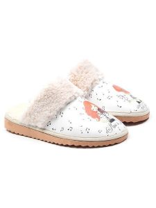 Goby Kapcie w kolorze białym ze wzorem rozmiar: 38. Białe kapcie Goby, bez wzorów. Za 130,99 zł.