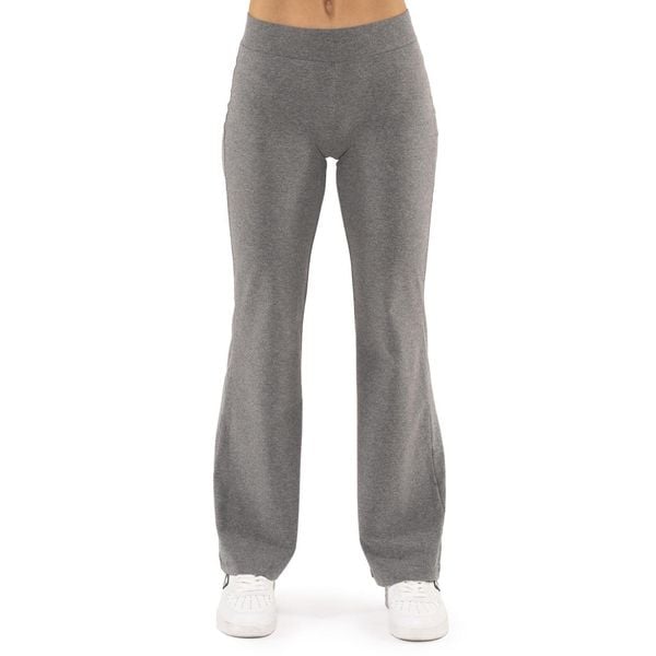 Legginsy z bawełna na co dzień na siłownię. Szare legginsy LEONE 1947 APPAREL, bez wzorów, z bawełny. W wyprzedaży za 96,83 zł.