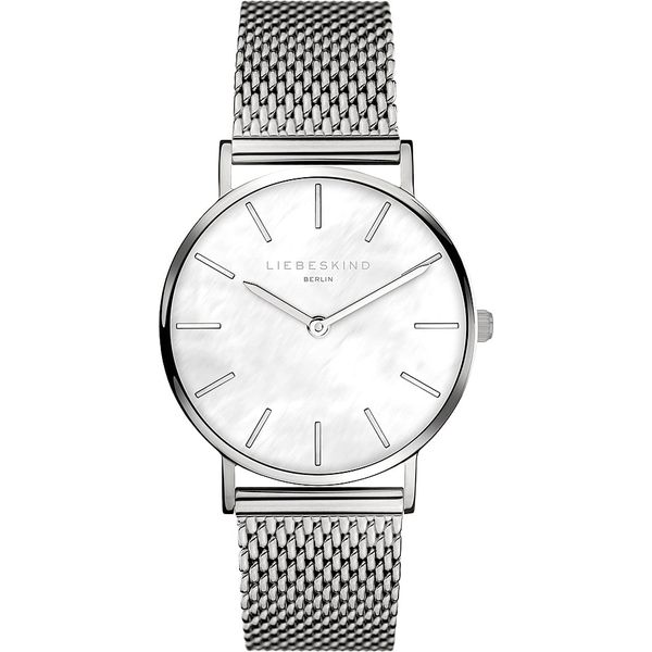 Liebeskind Zegarek kwarcowy w kolorze srebrno-białym rozmiar: onesize. Szare, analogowe zegarki Liebeskind. Za 366,35 zł.