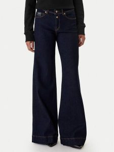 Versace Jeans Couture Jeansy 80HAB561 DW042L54 Granatowy Wide Leg. Niebieskie jeansy Versace Jeans Couture, bez wzorów, z bawełny. Za 682,99 zł.