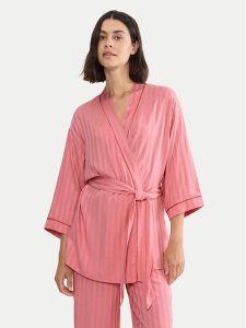 Triumph Szlafrok Amourette Jacquard 10227267 Różowy Regular Fit. Czerwone szlafroki Triumph, bez wzorów, z wiskozy, bez kaptura. Za 179,99 zł.