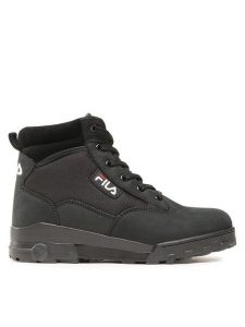 Fila Trapery Grunge II Mid Wmn FFW0217.80010 Czarny. Czarne buty zimowe Fila, z nubiku, bez obcasa, bez zapięcia. Za 519,99 zł.