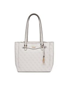 Guess Torebka Katya HWSG96 52230 Écru. Torebki klasyczne Guess, z aplikacjami, ze skóry, bez dodatków. Za 519,99 zł.