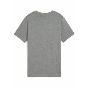 Młodzieżowa koszulka Essentials Colour z logo No.1 PUMA Medium Gray Heather. Szara bluzki Puma, m, bez wzorów, z gumy, młodzieżowe, bez kołnierzyka, bez ramiączek. Za 190,00 zł.
