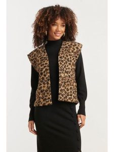 Smashed Lemon Kamizelka w kolorze jasnobrązowym rozmiar: S. Brązowe kamizelki Smashed Lemon, s, bez wzorów, bez kołnierzyka, bez ramiączek, bez kaptura. Za 143,99 zł.