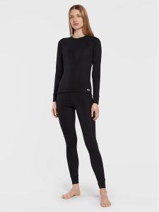 CMP Komplet bielizny termoaktywnej 3Y86800 Czarny Slim Fit. Czarne komplety bielizny CMP, bez wzorów, z syntetyku. Za 199,99 zł.